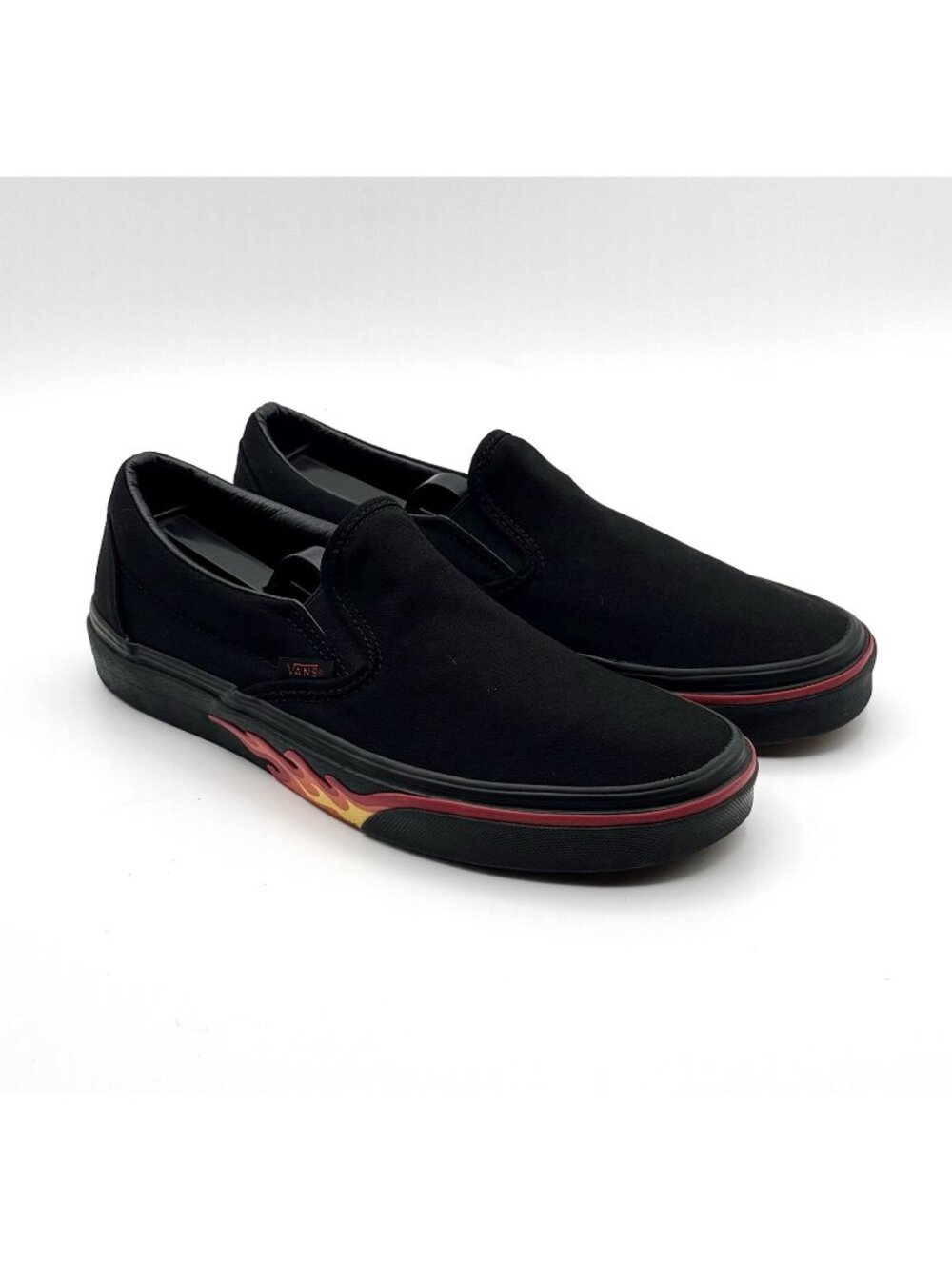 Vans Classic Slip-on Flame Wall Unisex Mens Size 8.5/Women's 10 Pre Owned